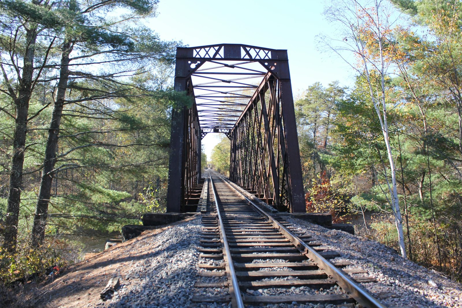 Looking west